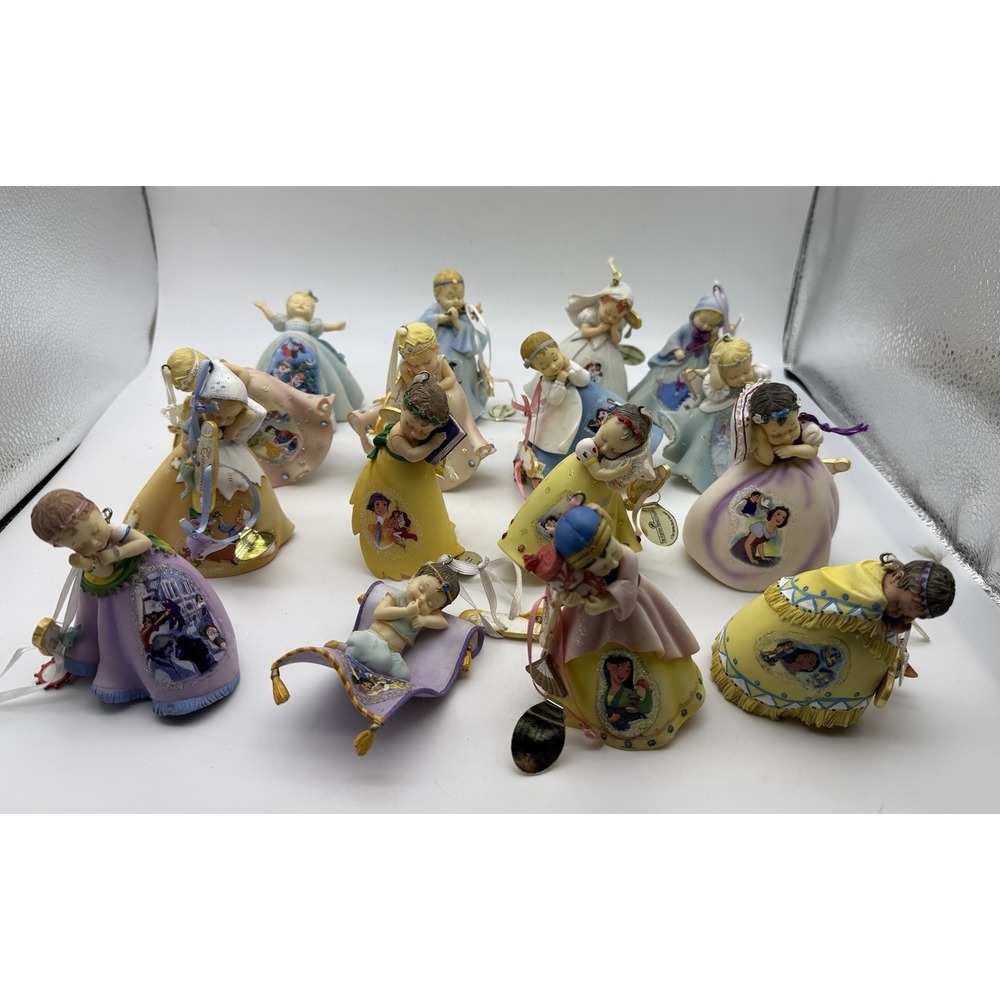 16 DISNEY'S Princesses A Dream Come True Ornaments The Ashton Drake Collection